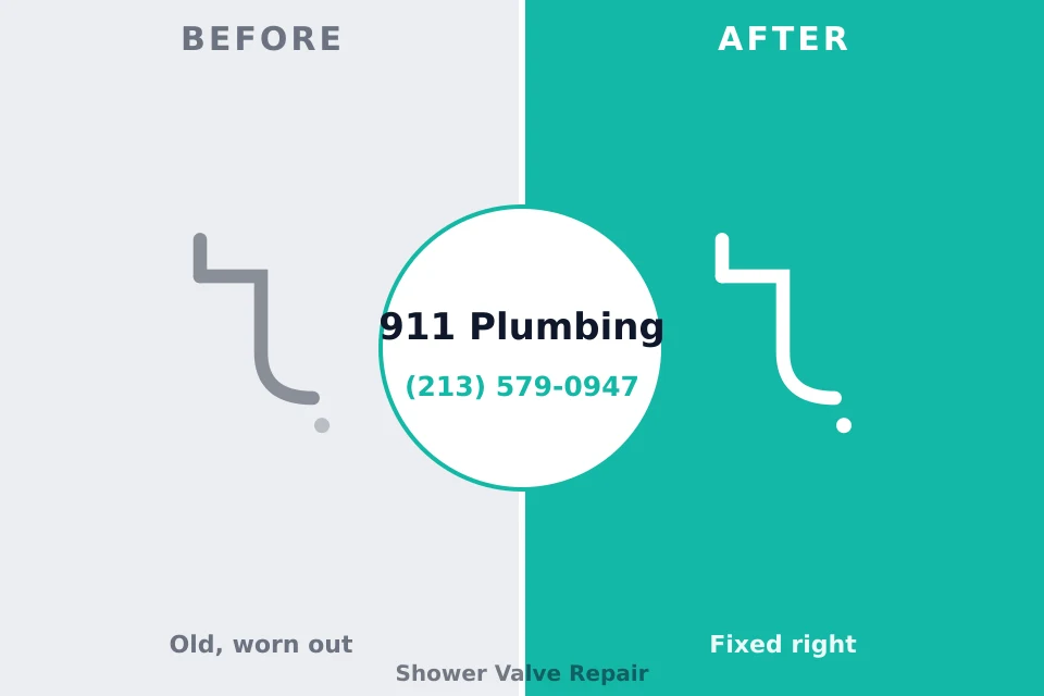 Before and after: plumbing company Haslet, TX